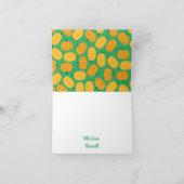 Herfst Dank u Pumpkin Birthday Party Kaart (Binnen)