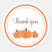 Herfst Dank u Sticker (Voorkant)