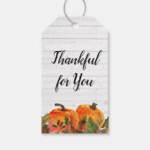 Herfst, dank U voor Thanksgiving Cadeaulabel (Voorkant)