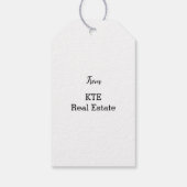 Herfst, dank U voor Thanksgiving Cadeaulabel (Achterkant)