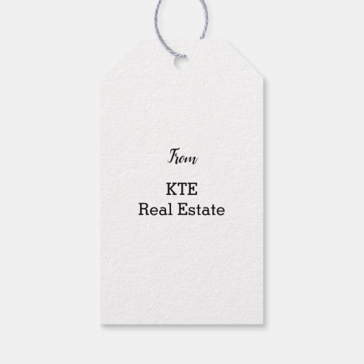 Herfst, dank U voor Thanksgiving Cadeaulabel (Achterkant)