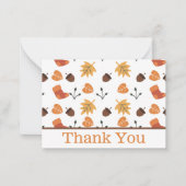 Herfst Dankkaart Notitiekaartje (Voorkant)