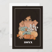 Herfst - Dankzegging Groet Feestdagenkaart (Voorkant / Achterkant)