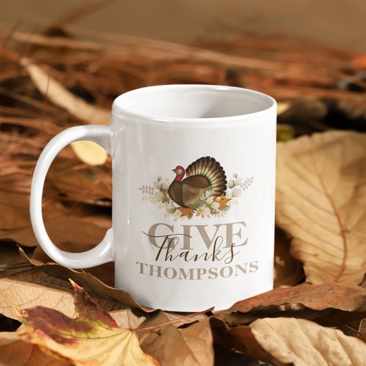 Herfst Dankzeging Geef Dank Koffiemok