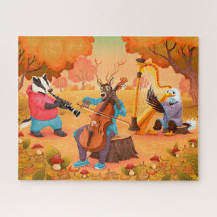 Herfst Das Hert Arend Muziek Thanksgiving Legpuzzel