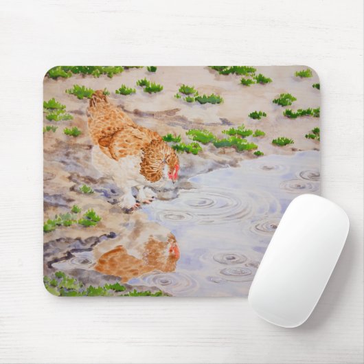 Herfst de Chicken Mousepad Muismat (Met muis)