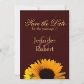 Herfst De datumbekendmaking opslaan Save The Date (Voorkant)