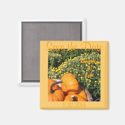 Herfst De datummagneet opslaan Magneet (Voorkant / Achterkant)