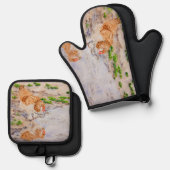 Herfst de Kip Ovenwant & Pannenlap Set (Voorkant / Achterkant)