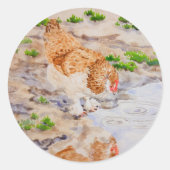 Herfst de Kip Stickers (Voorkant)