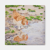 Herfst de Kippenmagneet Magneet (Voorkant)