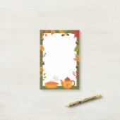 Herfst de Nota's van Elementen na-het Post-it® Notes (Op bureau)