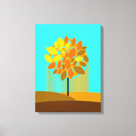 Herfst - De vier seizoenen Canvas Afdruk