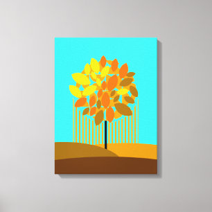 Herfst - De vier seizoenen Canvas Afdruk