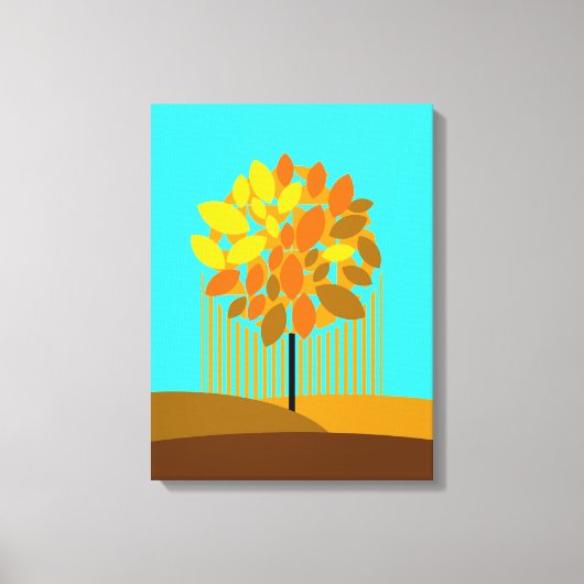 Herfst - De vier seizoenen Canvas Afdruk (Voorkant)