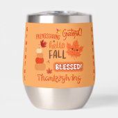 Herfst Decor Pompoen Thanksgiving op Sinaasappel | (Voorkant)