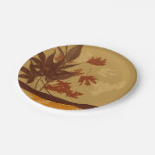 Herfst Decoratief Papieren Bordje (Gekanteld)