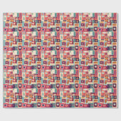 Herfst Decoratieve  Achtergrondkunst Cadeaupapier (Vlak)