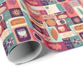 Herfst Decoratieve  Achtergrondkunst Cadeaupapier (Rol Hoek)