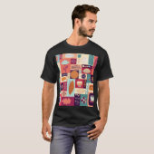 Herfst Decoratieve Achtergrondkunst T-shirt (Voorkant volledig)