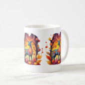 Herfst Deer Alebrije Koffiemok (Voorkant rechts)