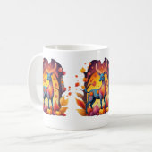 Herfst Deer Alebrije Koffiemok (Voorkant links)