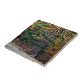 Herfst Deer in de afstand Tegeltje (Zijkant)