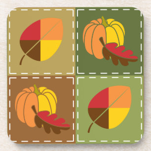 Herfst Dekenkussen Vierkant Onderzetter
