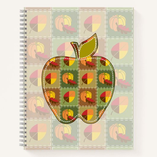 Herfst Dekenspiraal Notebook Notitieboek (Voorkant)