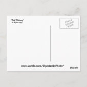 Herfst Delicacy Briefkaart (Achterkant)