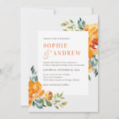 Herfst Delight Herfst Huwelijksuitnodigingen AUD Bedankkaart (Voorkant)