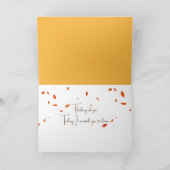 Herfst denken aan jou kaart (Binnen)