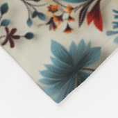 Herfst design fleece deken (Hoek)