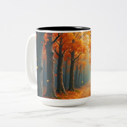 Herfst Design Mok (Voorkant links)