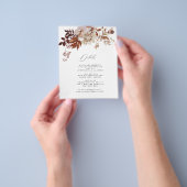 Herfst - Details-kaart | Begroting Flyer (Hand)