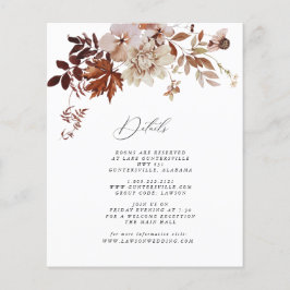 Herfst - Details-kaart | Begroting Flyer