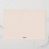 Herfst Deur Thanksgiving Dankbaar Gelukkig Gezegen Folie Feestdagenkaart (Achterkant)