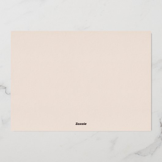 Herfst Deur Thanksgiving Dankbaar Gelukkig Gezegen Folie Feestdagenkaart (Achterkant)