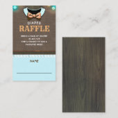 Herfst Diaper Raffle Ticket Enclosure Kaart (Voorkant / Achterkant)