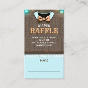 Herfst Diaper Raffle Ticket Enclosure Kaart