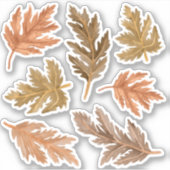 Herfst Die Cut Stickers (Voorkant)