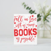 herfst die zoveel mogelijk verliefd is op boeken briefkaart (Staand voorkant)
