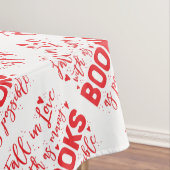 herfst die zoveel mogelijk verliefd is op boeken tafelkleed (Voorbeeld)