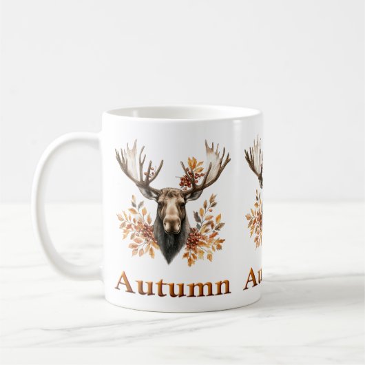 Herfst Dieren Koffie Mok (Links)