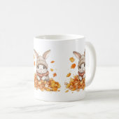 Herfst Dieren Koffie Mok (Voorkant rechts)