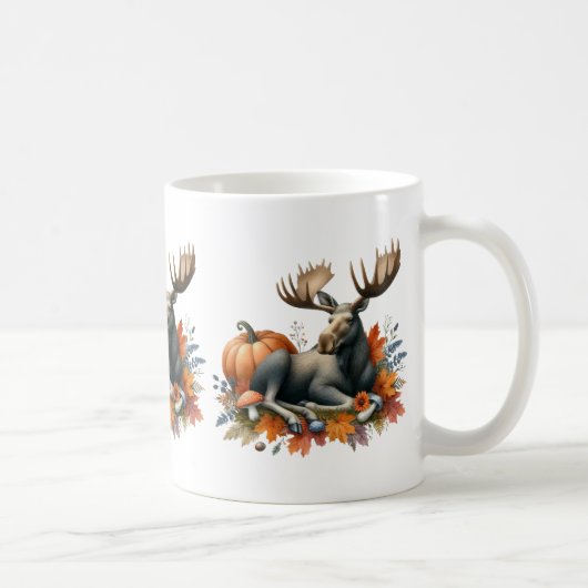 Herfst Dieren Koffie Mok (Rechts)