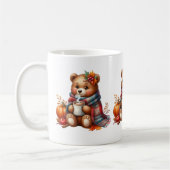 Herfst Dieren Koffie Mok (Links)