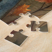 Herfst Dierenpuzzel Legpuzzel (Zijkant)