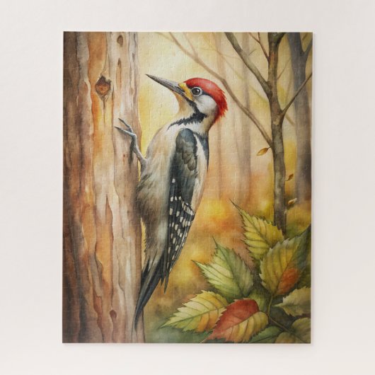 Herfst Dierenpuzzel Legpuzzel (Verticaal)