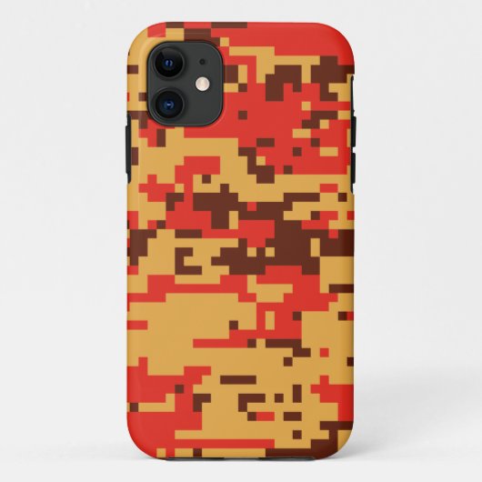 Herfst Digital Camo Pattern Case-Mate iPhone Case (Achterkant)